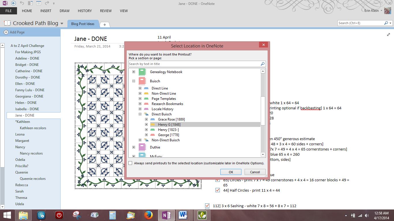 how to print to onenote on tablet