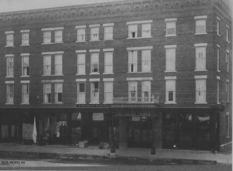 St James Hotel, Batavia, New York, ca. 1886