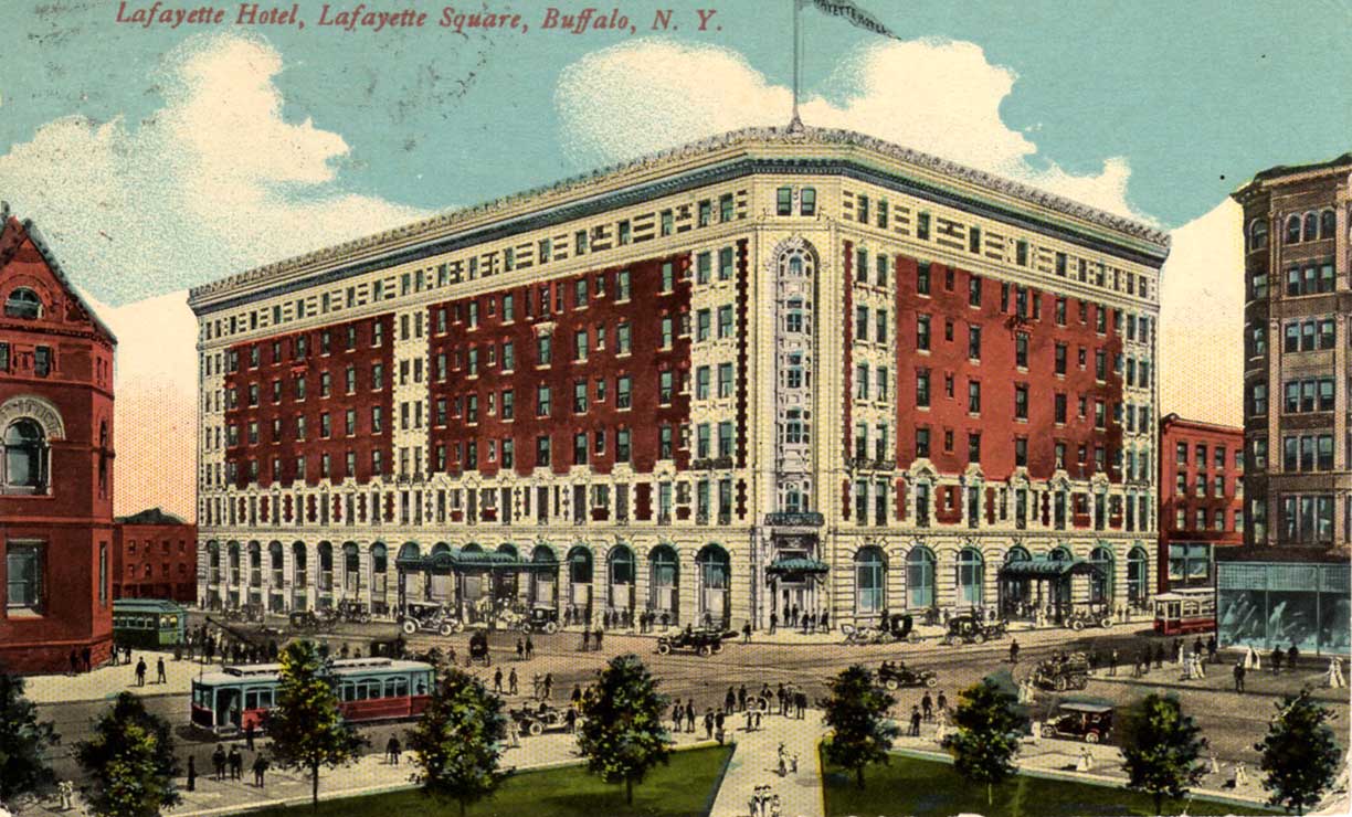 Postcard - Lafayette Hotel, Buffalo, New York